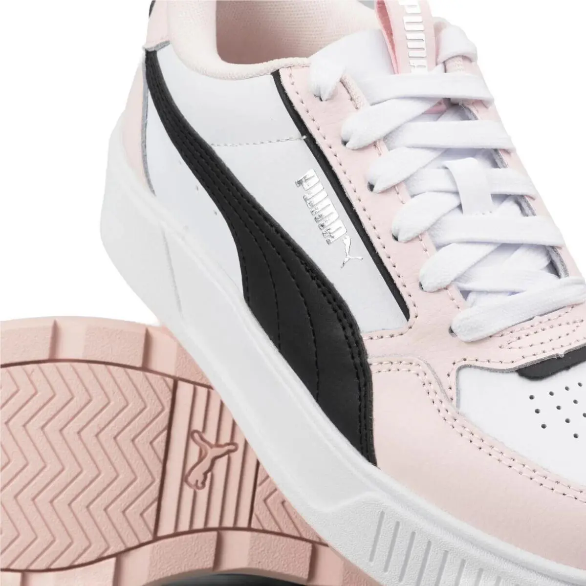 Puma shoes - White-Black-Pink 4