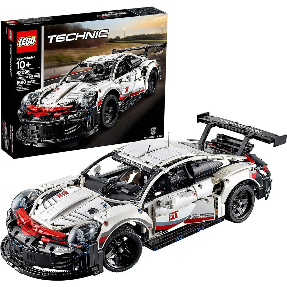 Lego Technic Porsche 911 Rsr Race Car Model Building Kit 42096 Advanced