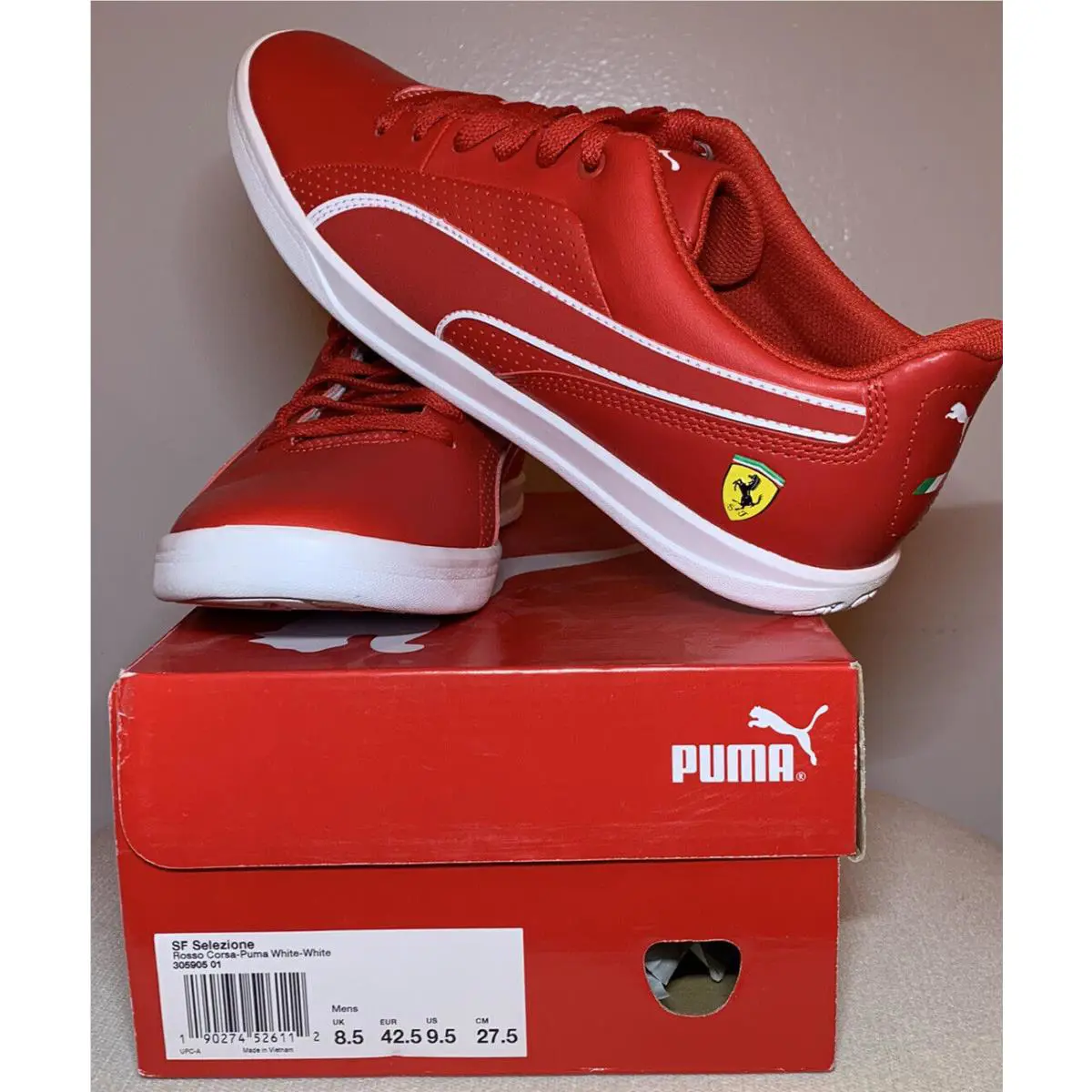 Puma shoes - SF SELEZIONE FERRARI - SELEZIONE FERRARI - Rosso Corsa-Puma White-Puma White 0