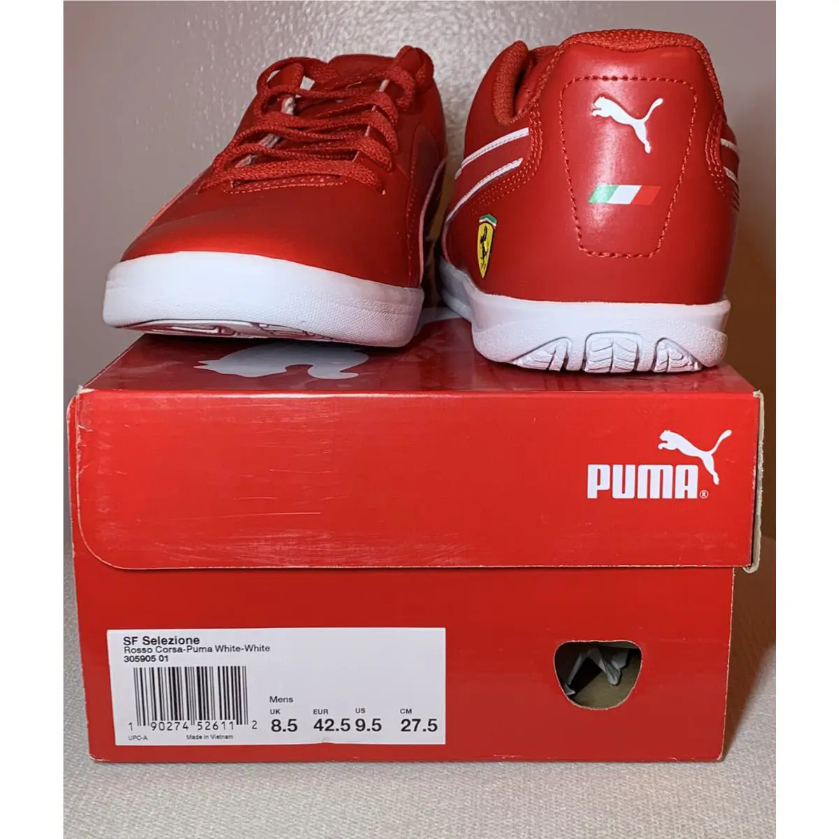 Puma shoes - SF SELEZIONE FERRARI - SELEZIONE FERRARI - Rosso Corsa-Puma White-Puma White 3