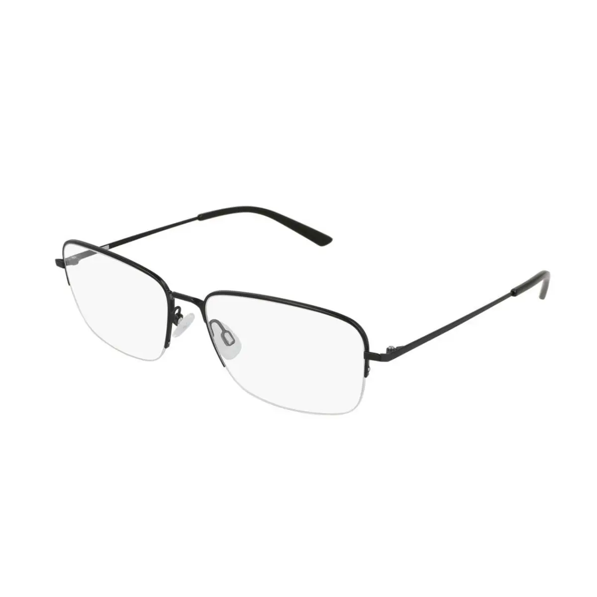 Puma Black Rectangular Semi Rim 61mm Men`s Eyewear PU0182O 011
