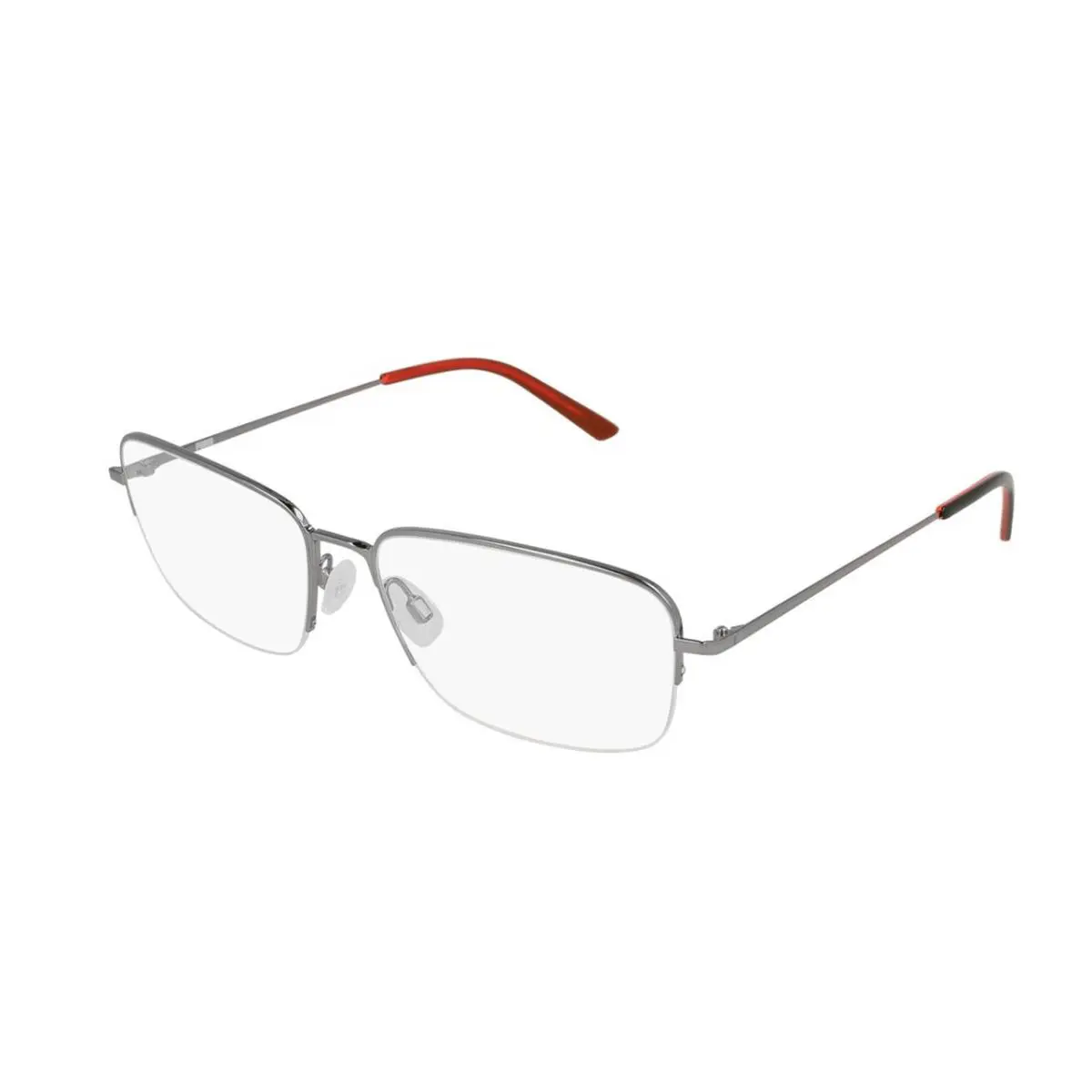 Puma Ruthenium Rectangular Semi Rim 61mm Men`s Eyewear PU0182O 010