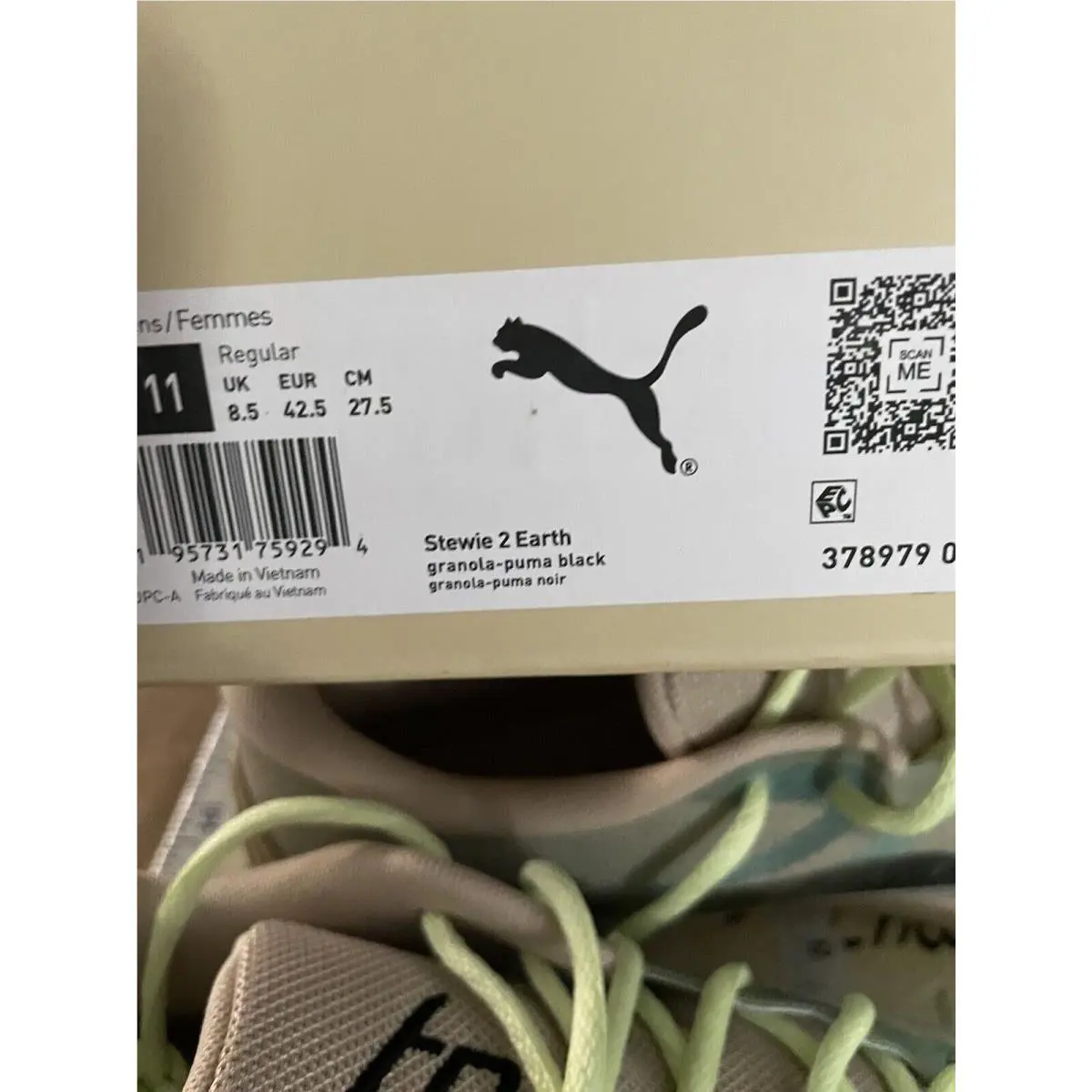 Puma shoes - Puma Stewie 2 Earth Basketball - 37897901 - Beige (UPC: 0195731759294) 13