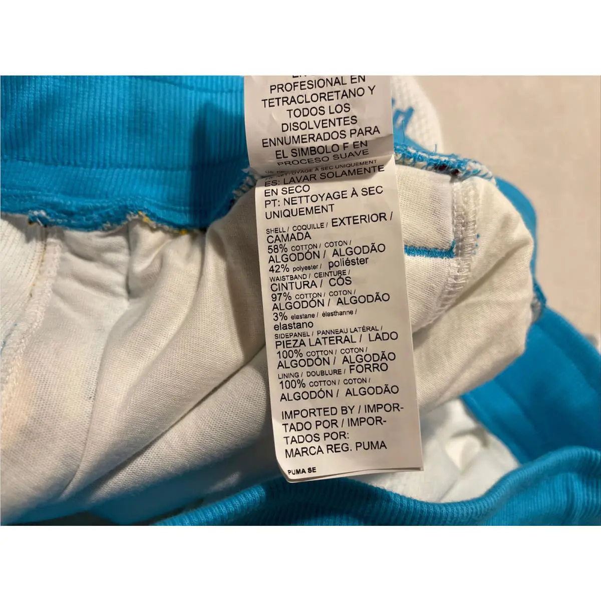 Puma clothing - Coogi Archive Tank Bermuda Sweat Shorts - 57812701 - Blue Atoll/White/Aqua (UPC: 191242713268) 9