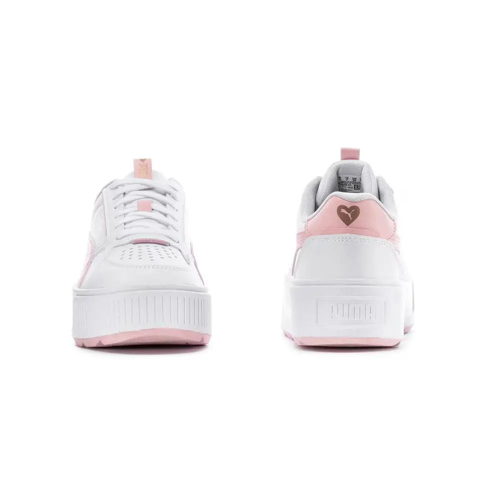 Puma shoes - WHITE/PINK - MINI HEART 2