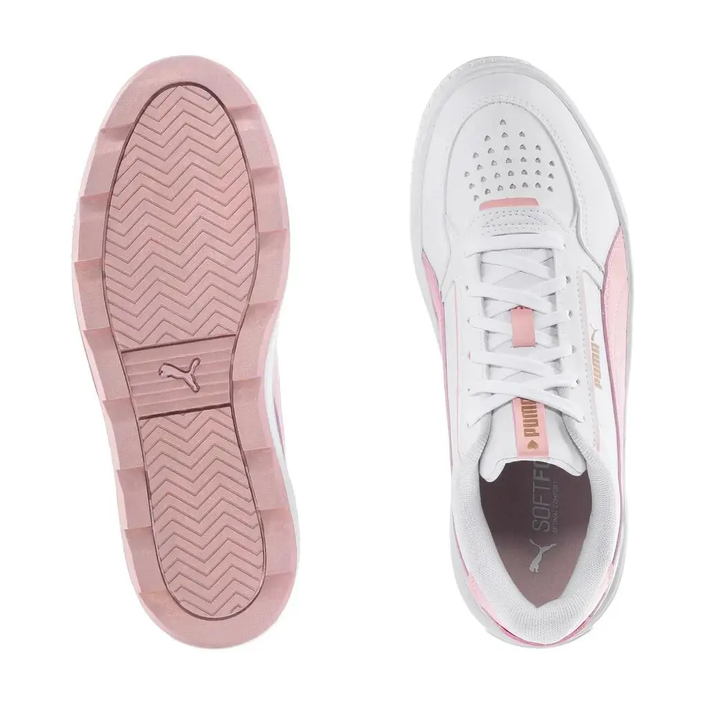 Puma shoes - WHITE/PINK - MINI HEART 3