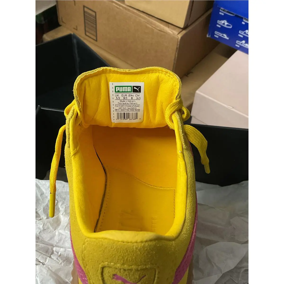 Puma shoes - Yellow 2