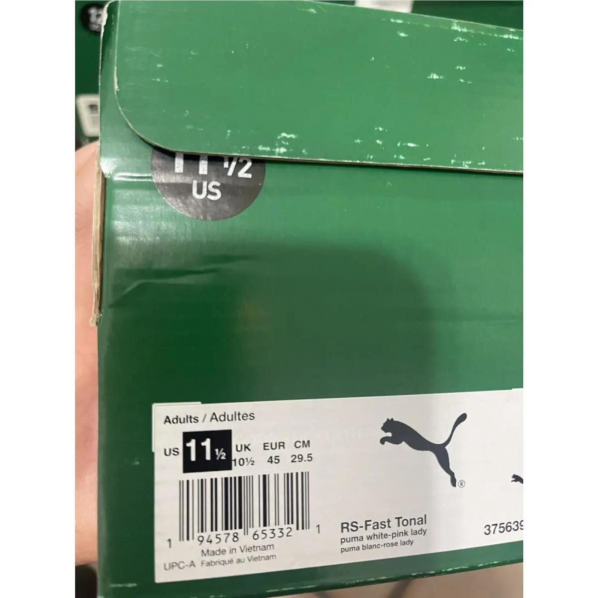 Puma shoes - Puma RS-Fast - White 5