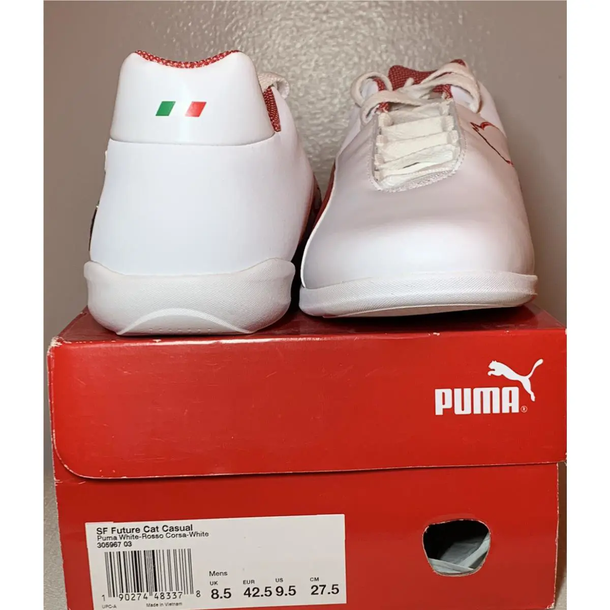 Puma shoes - SF FUTURE CAT - FUTURE CAT - PUMA-305967-03 - WHITE/RED 1