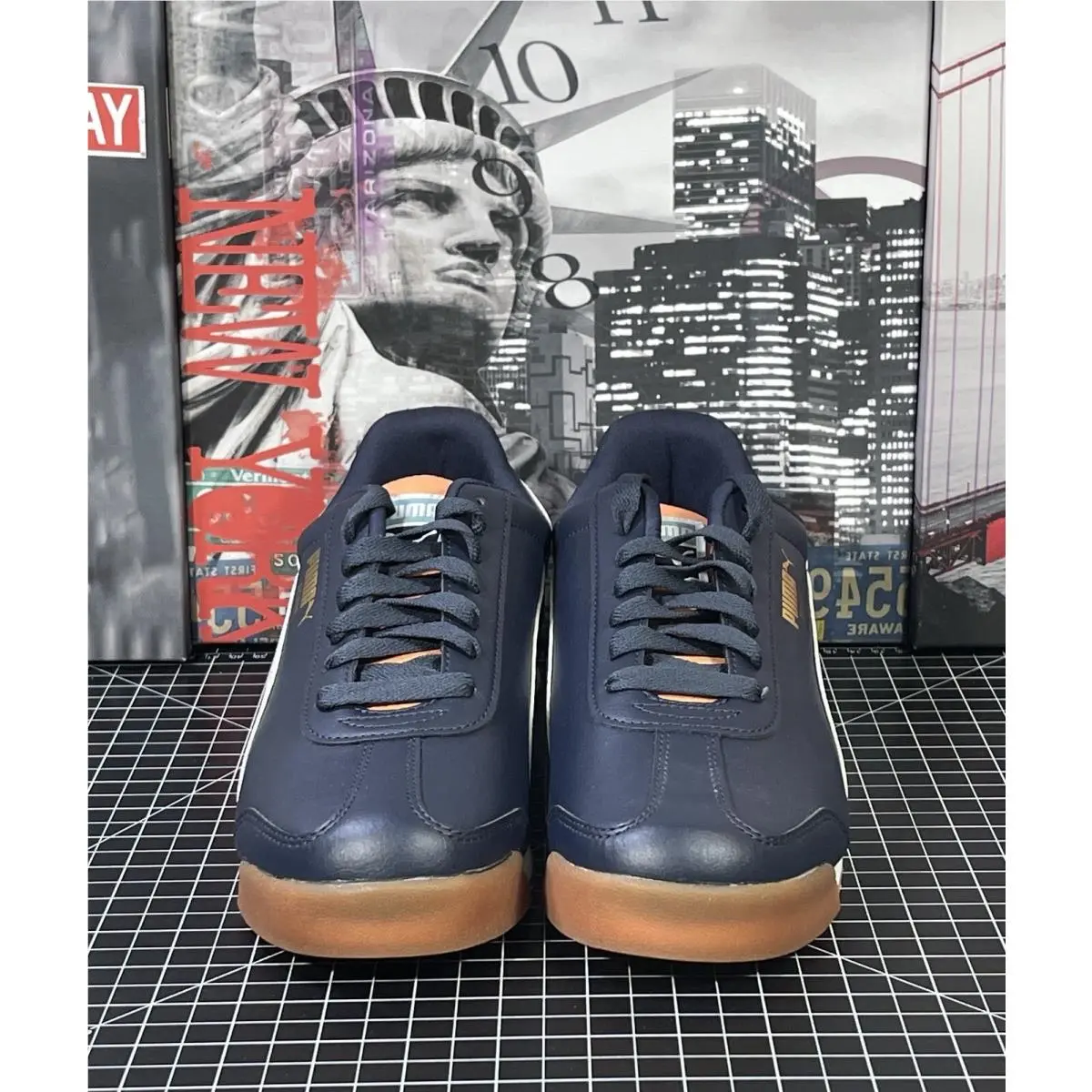 Puma shoes - Puma Roma Basic Plus - Roma Basic Plus - 369571 37 - Blue (UPC: 0195100099402) 0