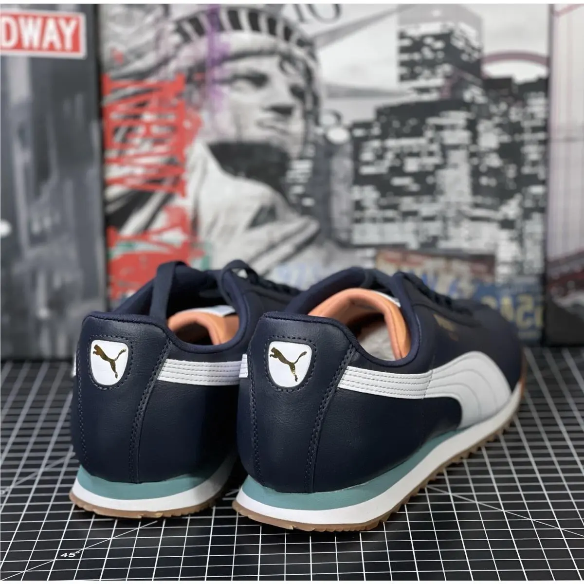 Puma shoes - Puma Roma Basic Plus - Roma Basic Plus - 369571 37 - Blue (UPC: 0195100099402) 2