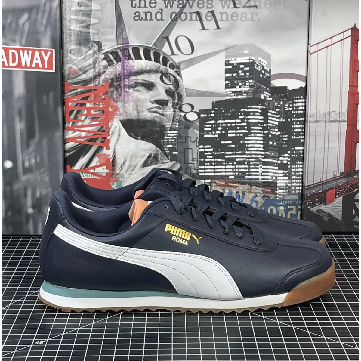Puma shoes - Puma Roma Basic Plus - Roma Basic Plus - 369571 37 - Blue (UPC: 0195100099402) 5