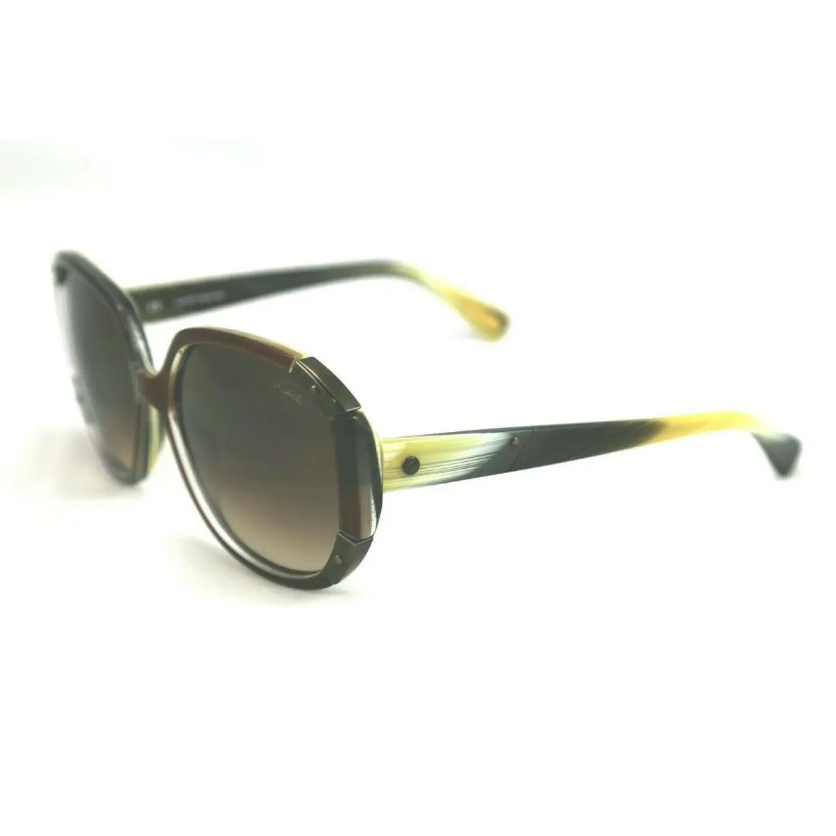Lanvin SLN548 Sln 548 0ALH Brown-horn-grey W/brown Gradient Sunglasses 59-16-140