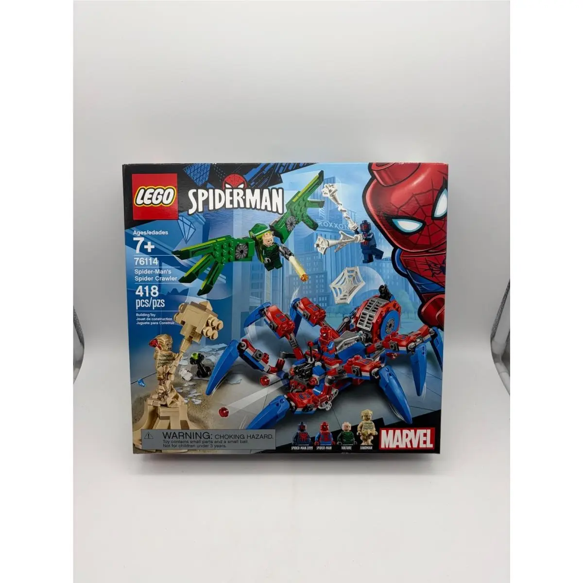 Lego Spider-man`s Spider Crawler 76114 418pcs Marvel Spider-man Vulture Sandman