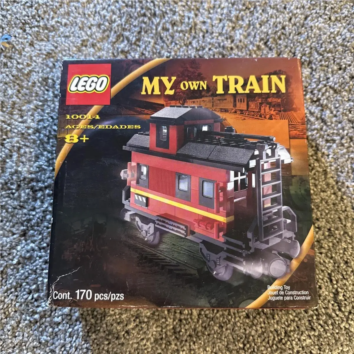 Lego 10014 My Own Train Caboose Box Nisb Rare Vintage Retired Set