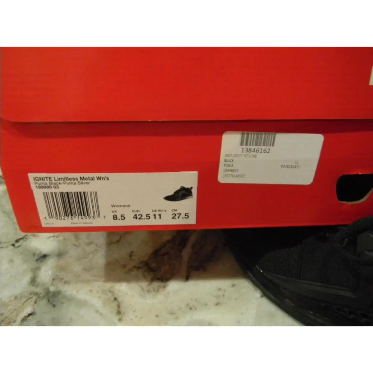 Puma shoes - Puma IGNITE LIMITLESS - IGNITE LIMITLESS - Black/Silver (UPC: 190276149937) 4