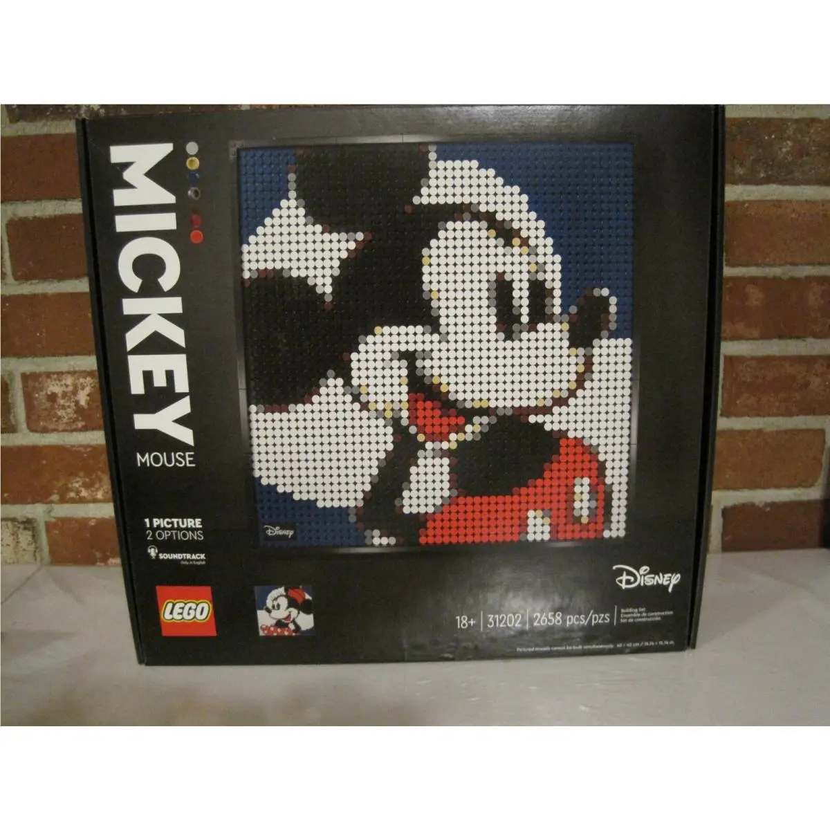 Lego 31202 Disney`s Mickey Mouse Minnie Mouse Mosaic Portrait Retired