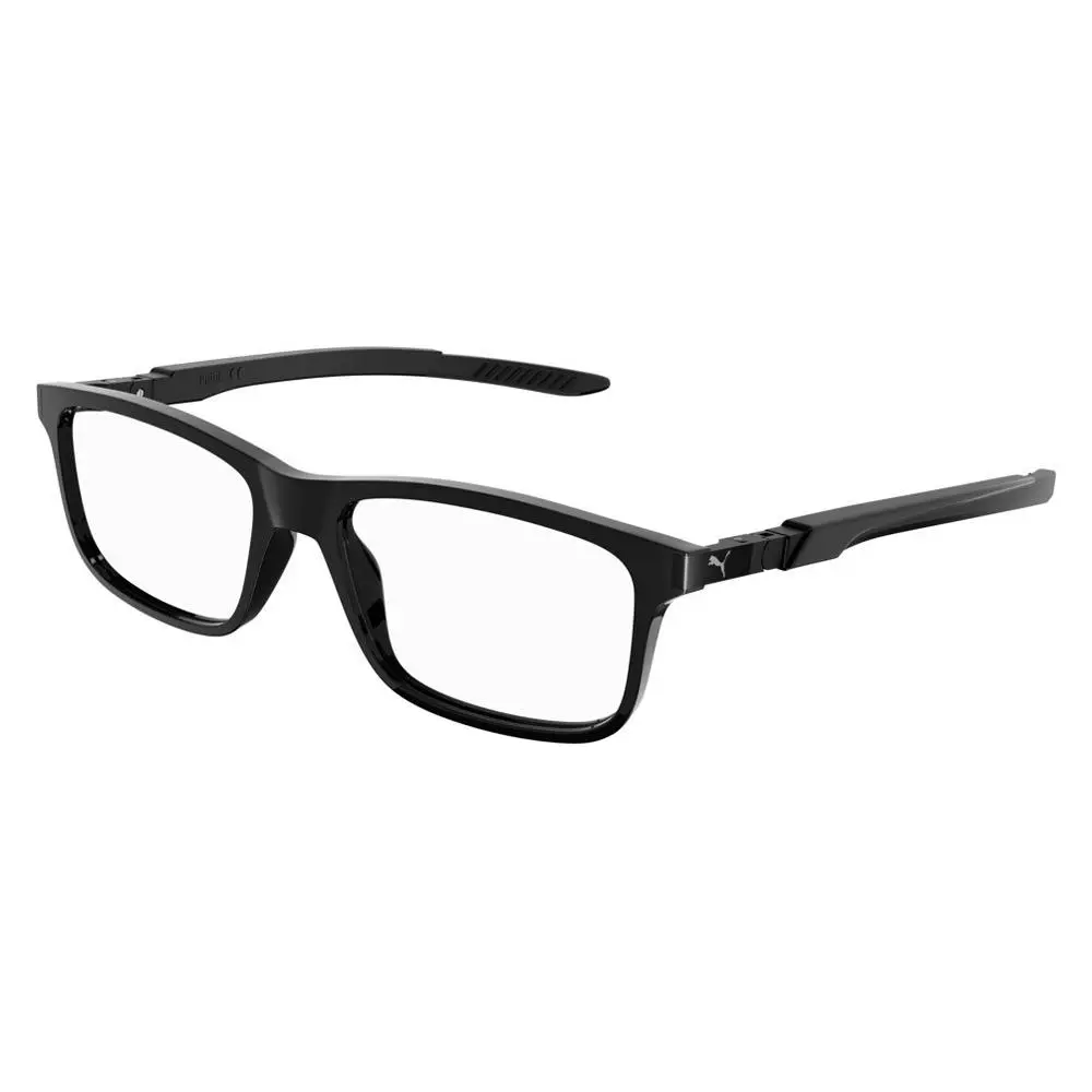 Puma PU0362O Eyeglasses Men Black Rectangle 54mm