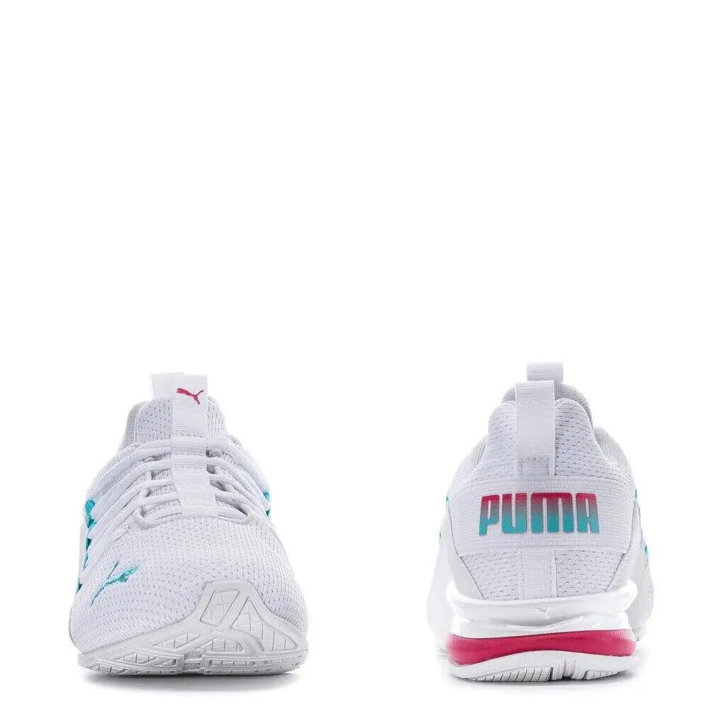 Puma shoes - White / Elektro Aqua / Bright Rose - 195394-02 2