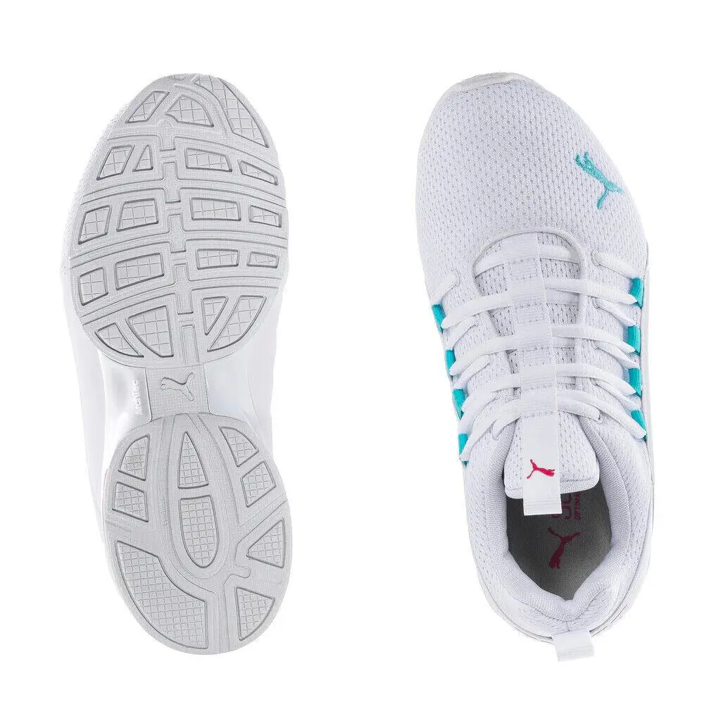 Puma shoes - White / Elektro Aqua / Bright Rose - 195394-02 3