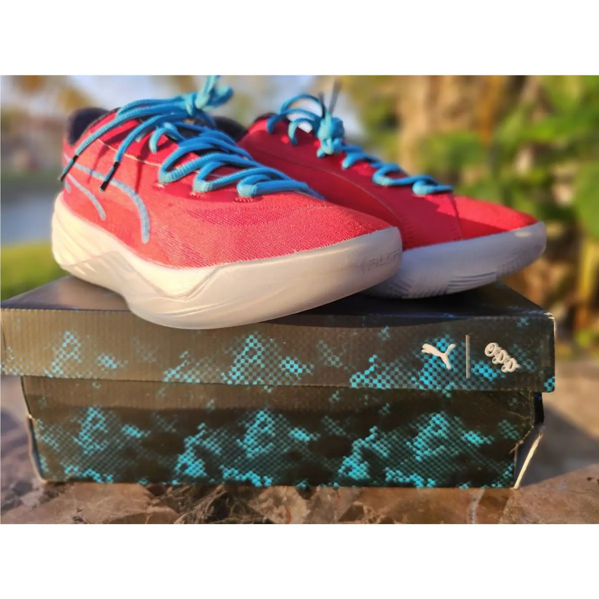 Puma shoes - Puma AllPro Nitro Scoot Basketball - 37930001 - Red 3