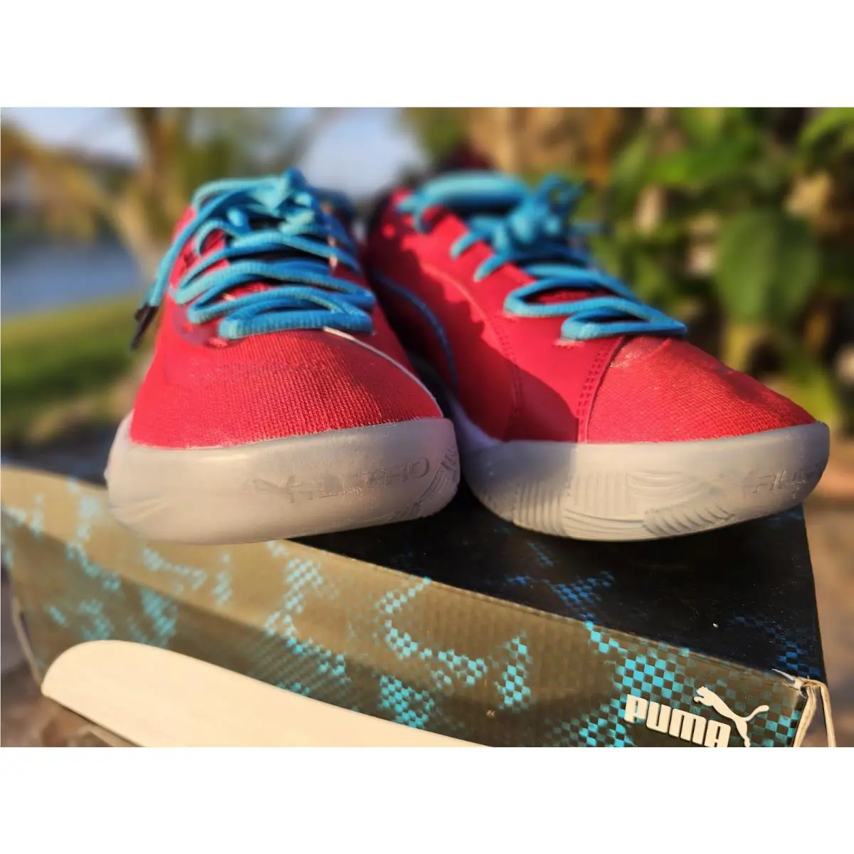 Puma shoes - Puma AllPro Nitro Scoot Basketball - 37930001 - Red 7