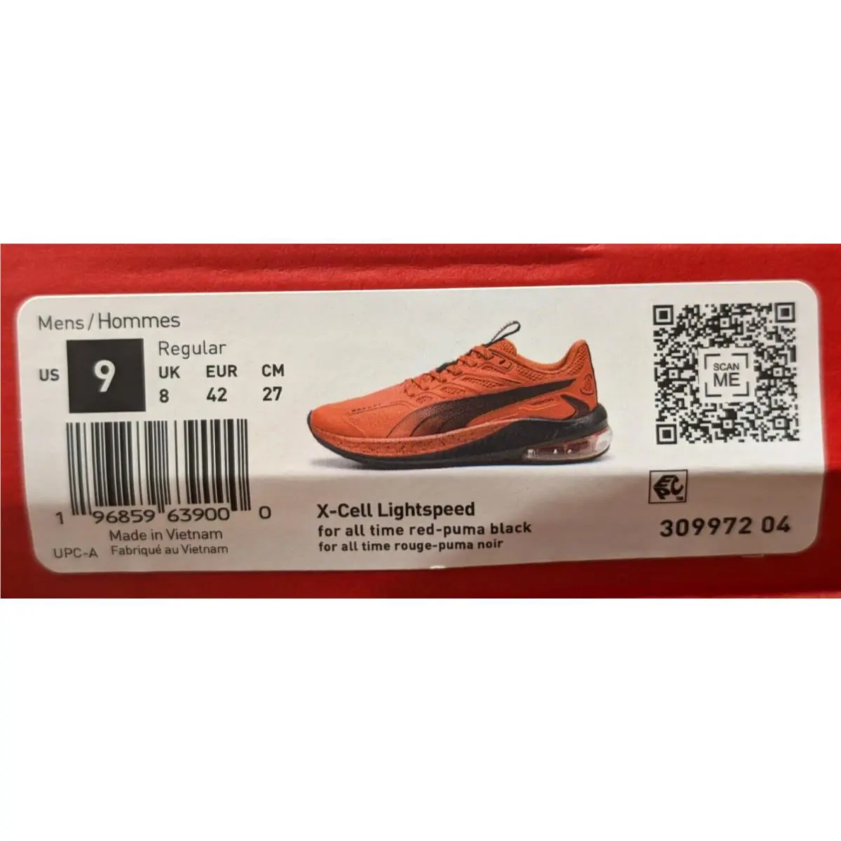 Puma shoes - Puma X-Cell Lightspeed - Lightspeed - 309972-04 - Red (UPC: 196859638935) 5