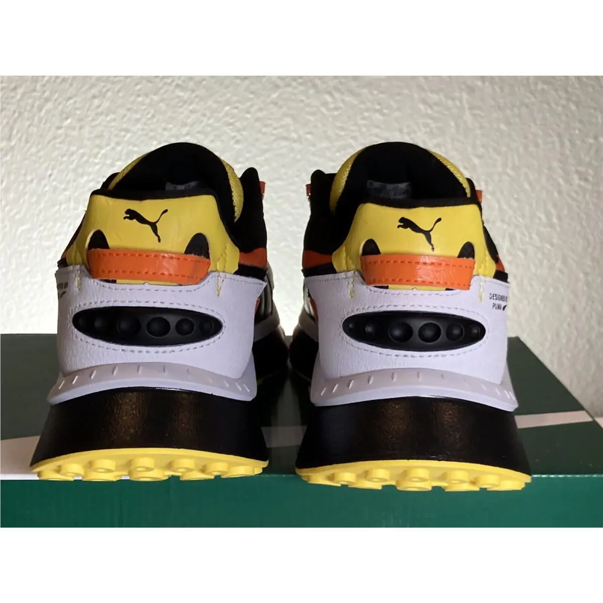 Puma shoes - Wild Rider 59th St. - Wild Rider - 38483601 - White / Carrot / Yellow (UPC: 195098571706) 6