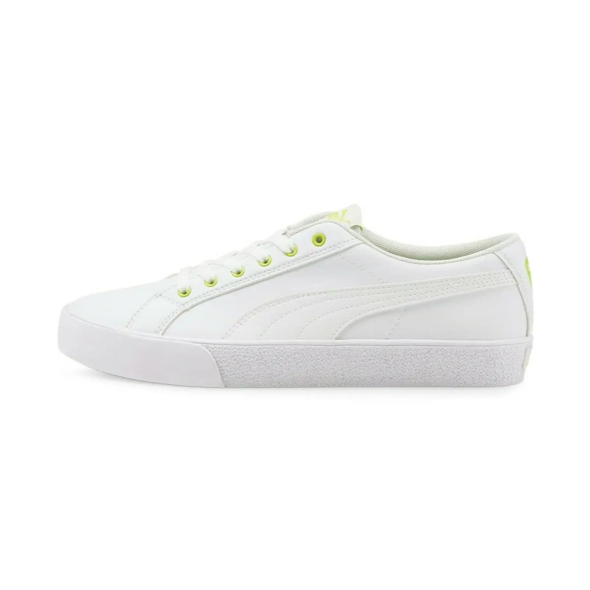 Puma Men`s Bari Z Sneakers - Size 10 - White-Limepunch