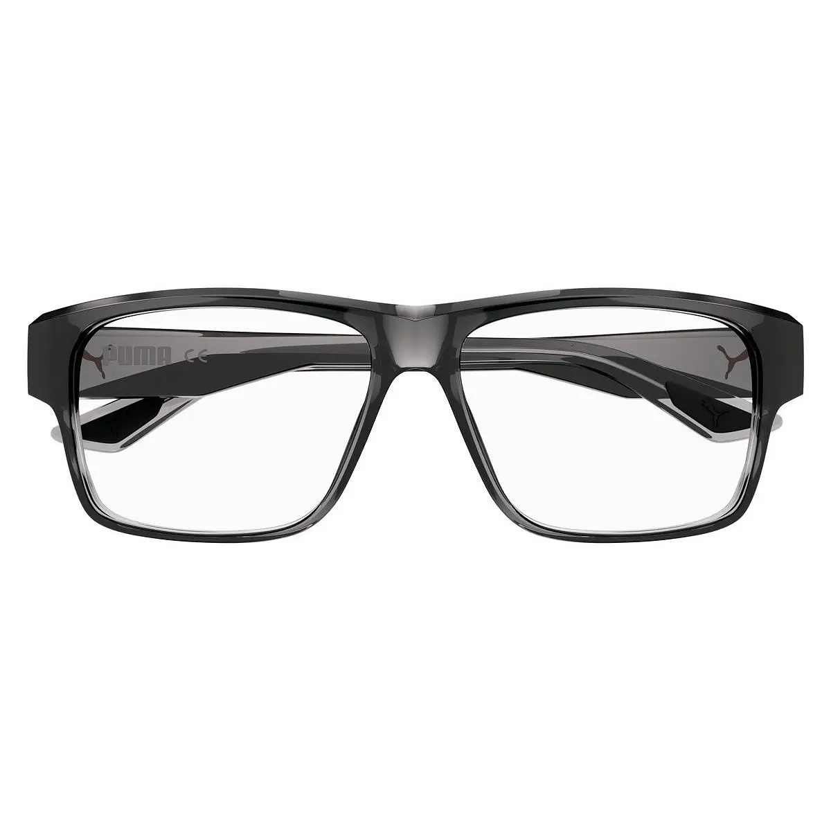 Puma PU0408O Eyeglasses Men Gray Square 57mm