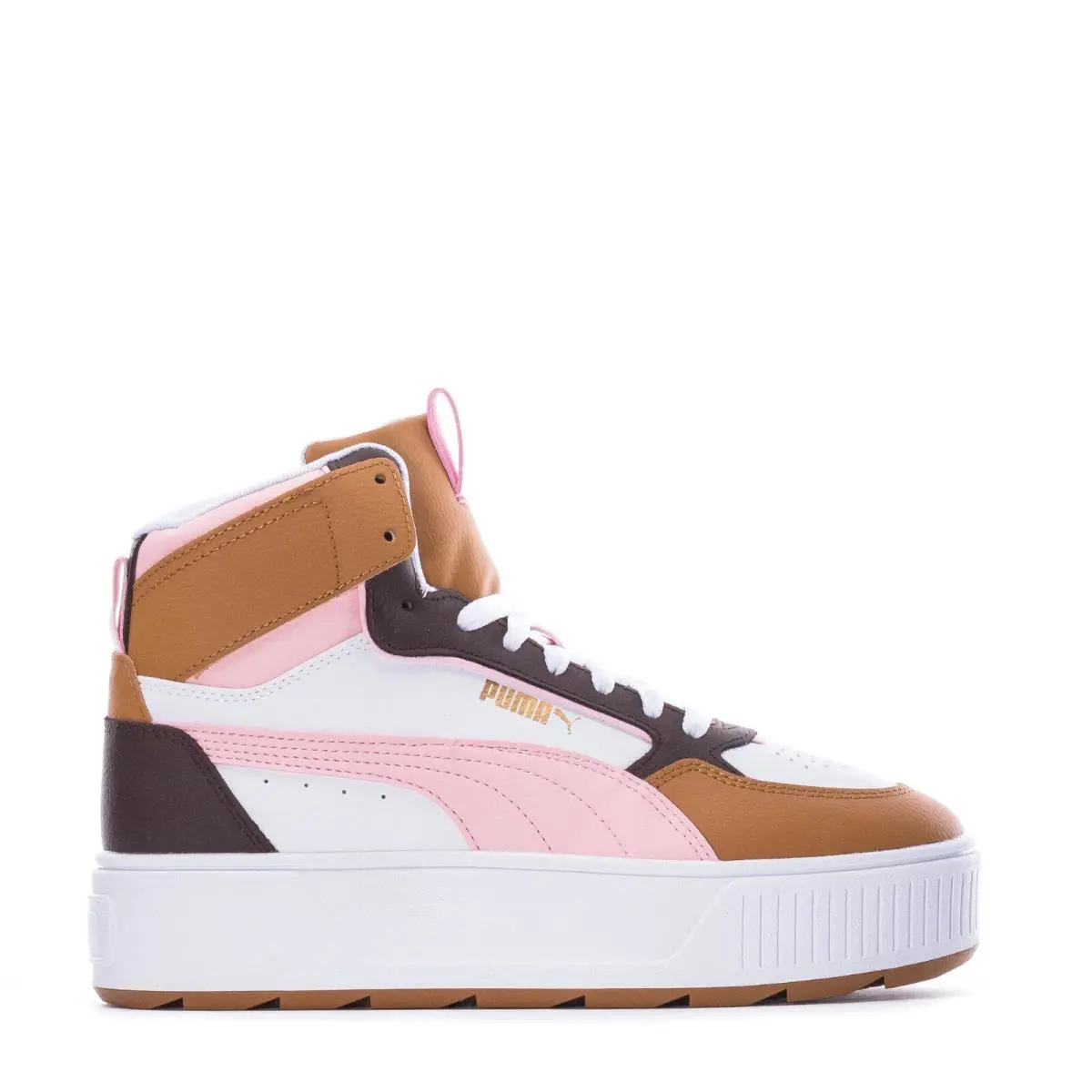 Puma shoes - White/Almond Blossom/Dark Chocolate 1