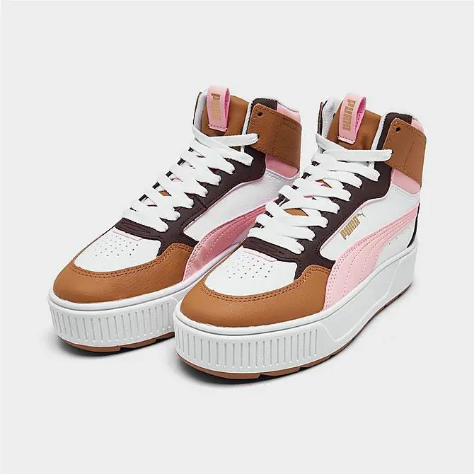 Puma shoes - White/Almond Blossom/Dark Chocolate 0