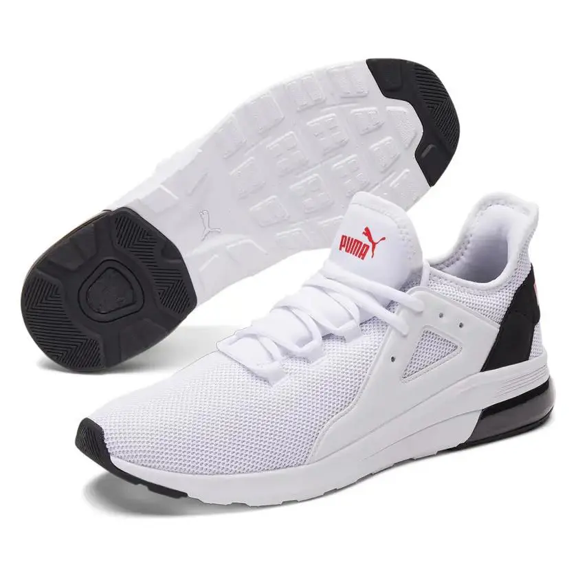 Puma Electron Street Lace-up Trainers Sneakers Sport Men Shoes White Size 13 - White / Black