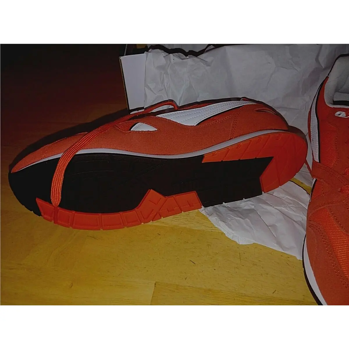 Puma shoes - PUMA MIRAGE - MIRAGE - 372976 03 - RED/ORANGE/WHITE 3