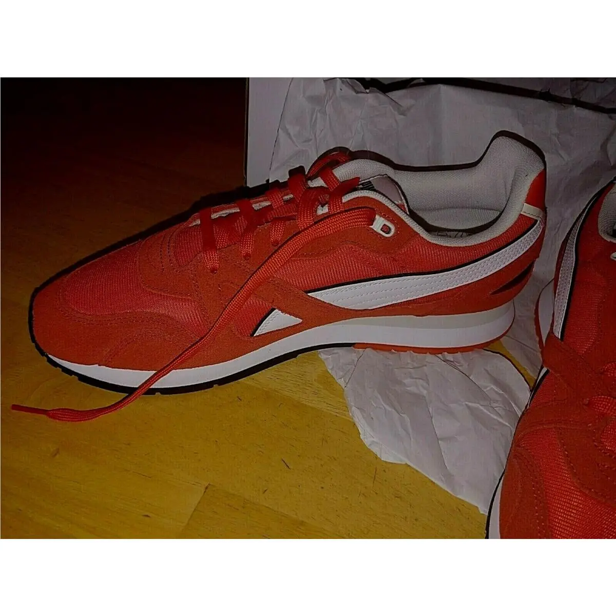 Puma shoes - PUMA MIRAGE - MIRAGE - 372976 03 - RED/ORANGE/WHITE 4