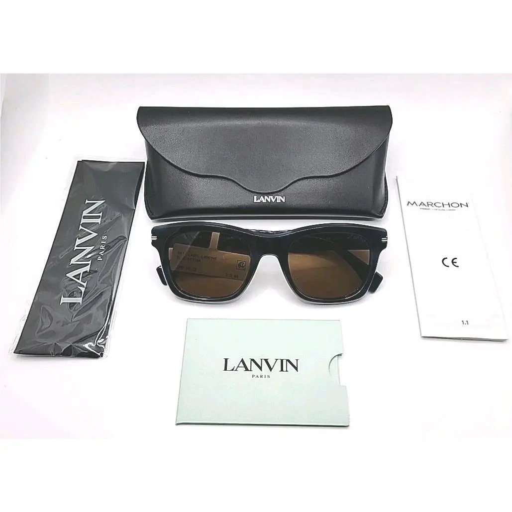 Lanvin LNV620S 425 Blue Havanna Men`s Sunglasses 52-21-145 - Made IN Italy