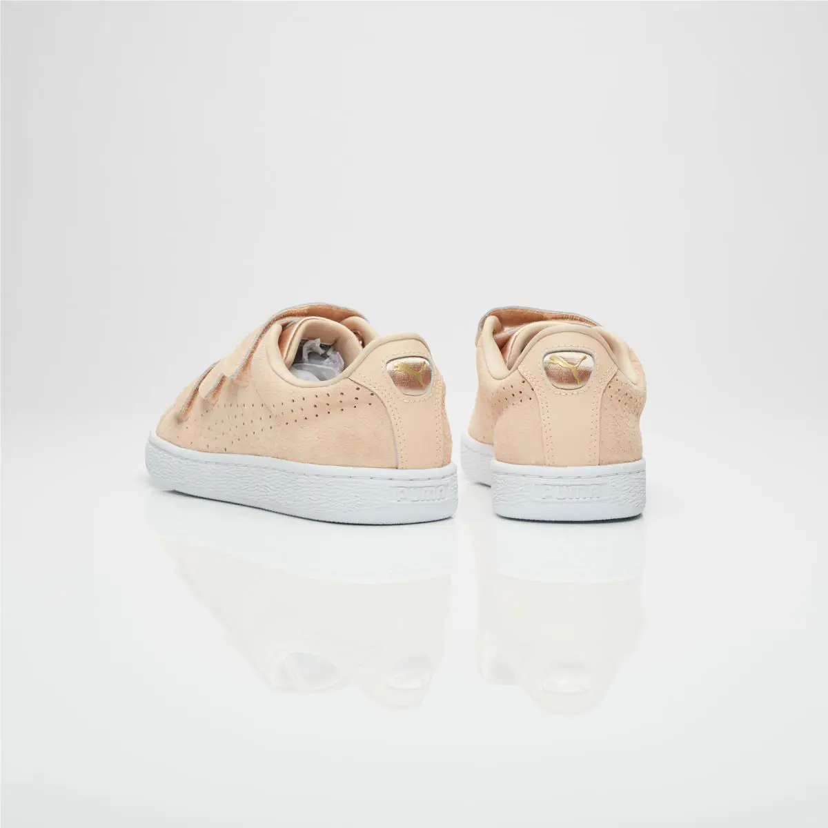 Puma shoes - Puma Basket Strap Exoticskin - Basket Strap Exoticskin - 362707-03 - Natural/Vachetta/White 0