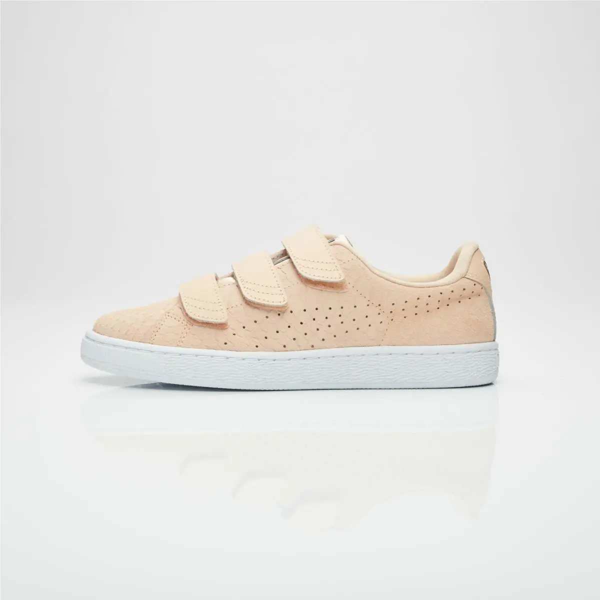 Puma shoes - Puma Basket Strap Exoticskin - Basket Strap Exoticskin - 362707-03 - Natural/Vachetta/White 1