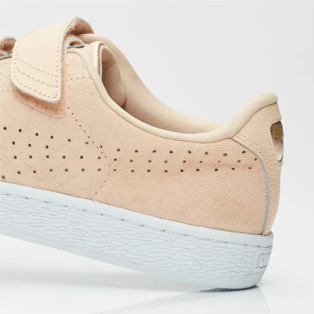 Puma shoes - Puma Basket Strap Exoticskin - Basket Strap Exoticskin - 362707-03 - Natural/Vachetta/White 4