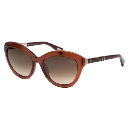 Sunglasses Crystal Rose Amber/smoke Red Brown Gradient SLN672M-01F3-54mm by Lanvin