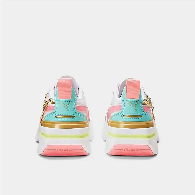 Puma shoes - WHITE/PINK/BLUE/YELLOW/GOLD 4