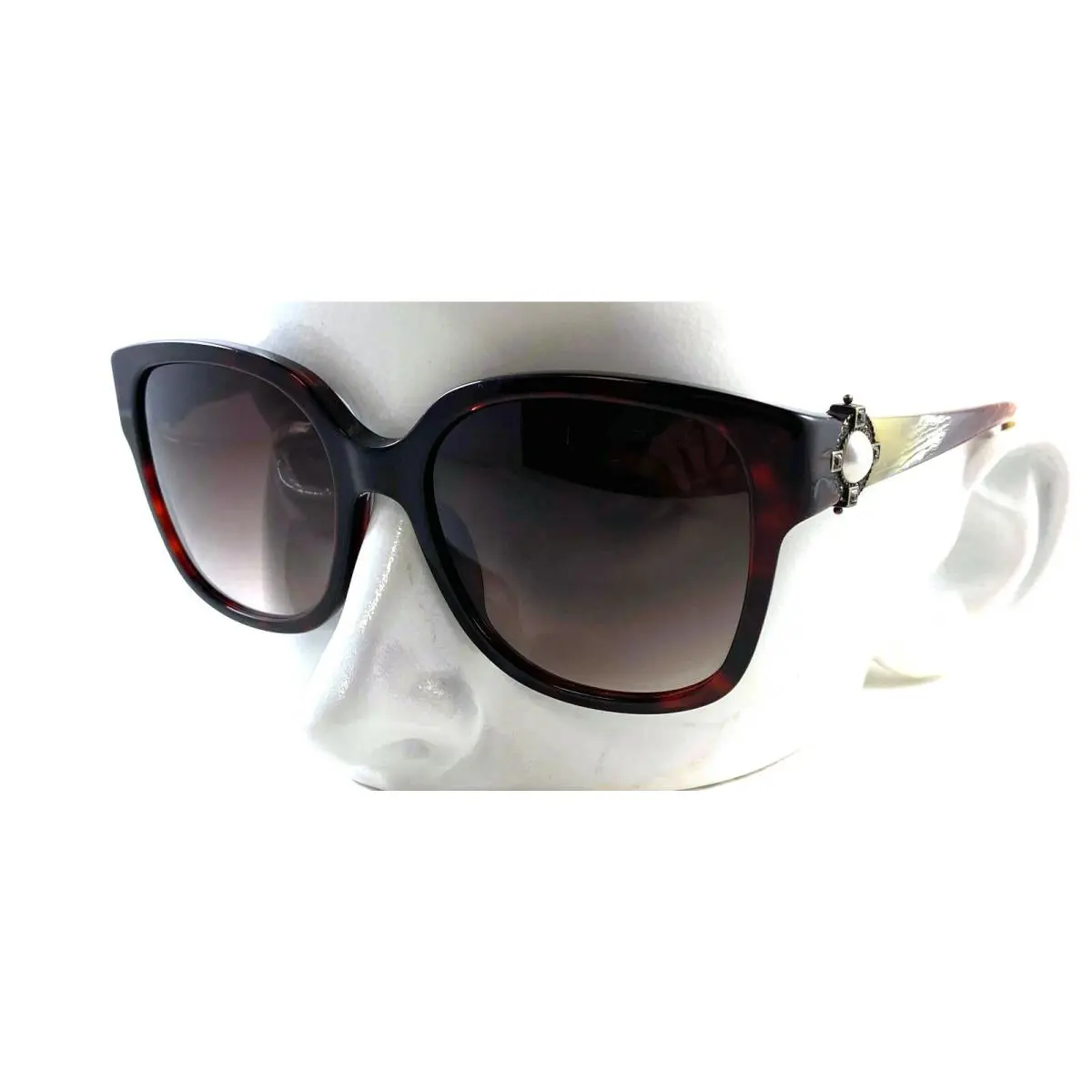 Lanvin SLN597S Sln 597S 706 Sunglasses 56-19-140 Brown Tortoise