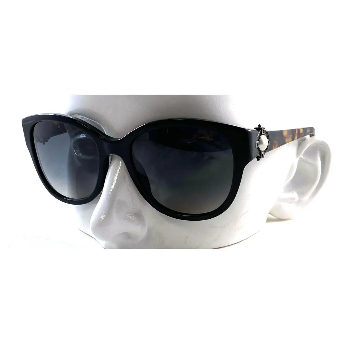 Lanvin SLN596S Sln 596S 700X Sunglasses 55-19-140 Black Tortoise