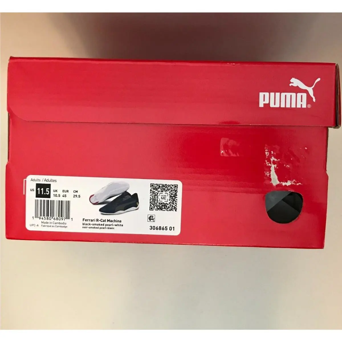 Puma shoes - PUMA Scuderia Ferrari R-Cat Machina - 306865-01 - Black (UPC: 194580680971) 10