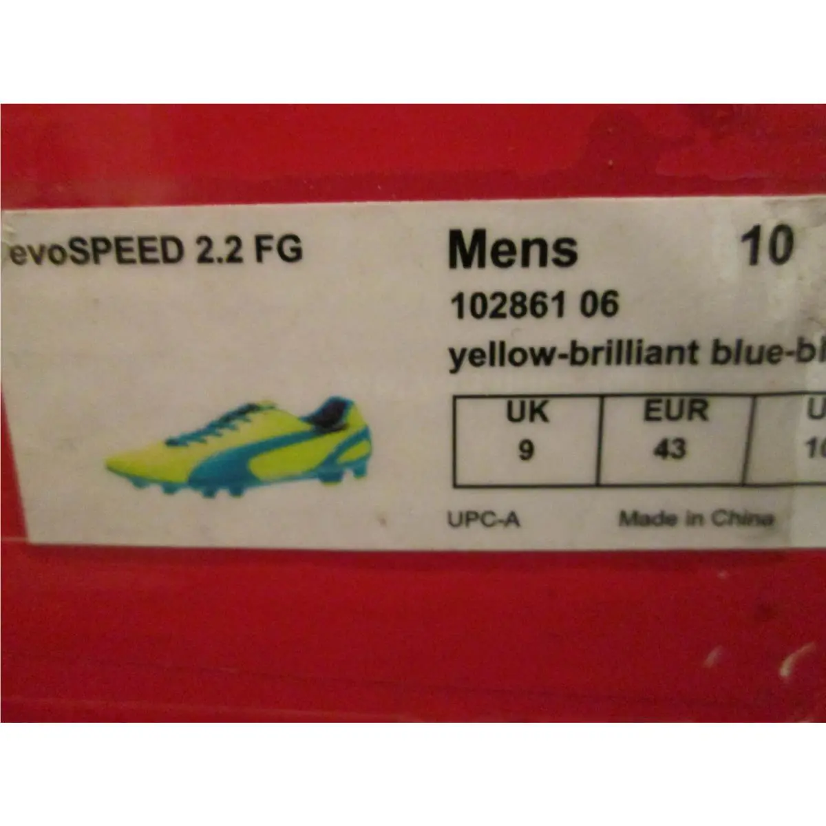 Puma shoes - Evospeed 2.2 - Evospeed - 102861-06 - Yellow Blue Black 5