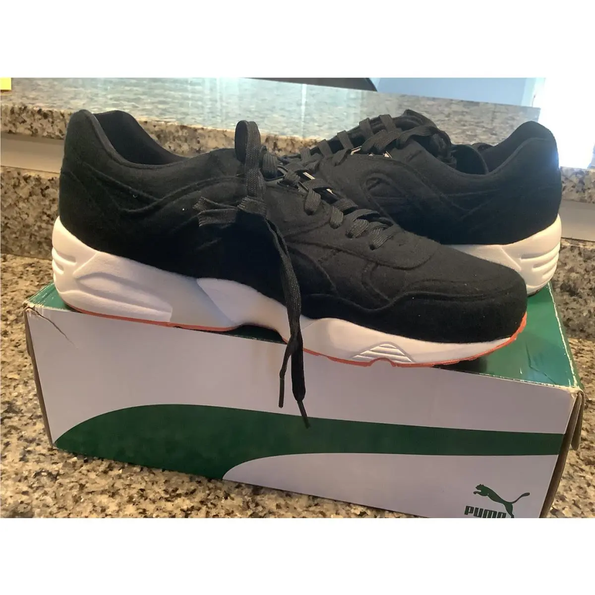 Puma shoes - PUMA R698 - 358832-01 - Black 1