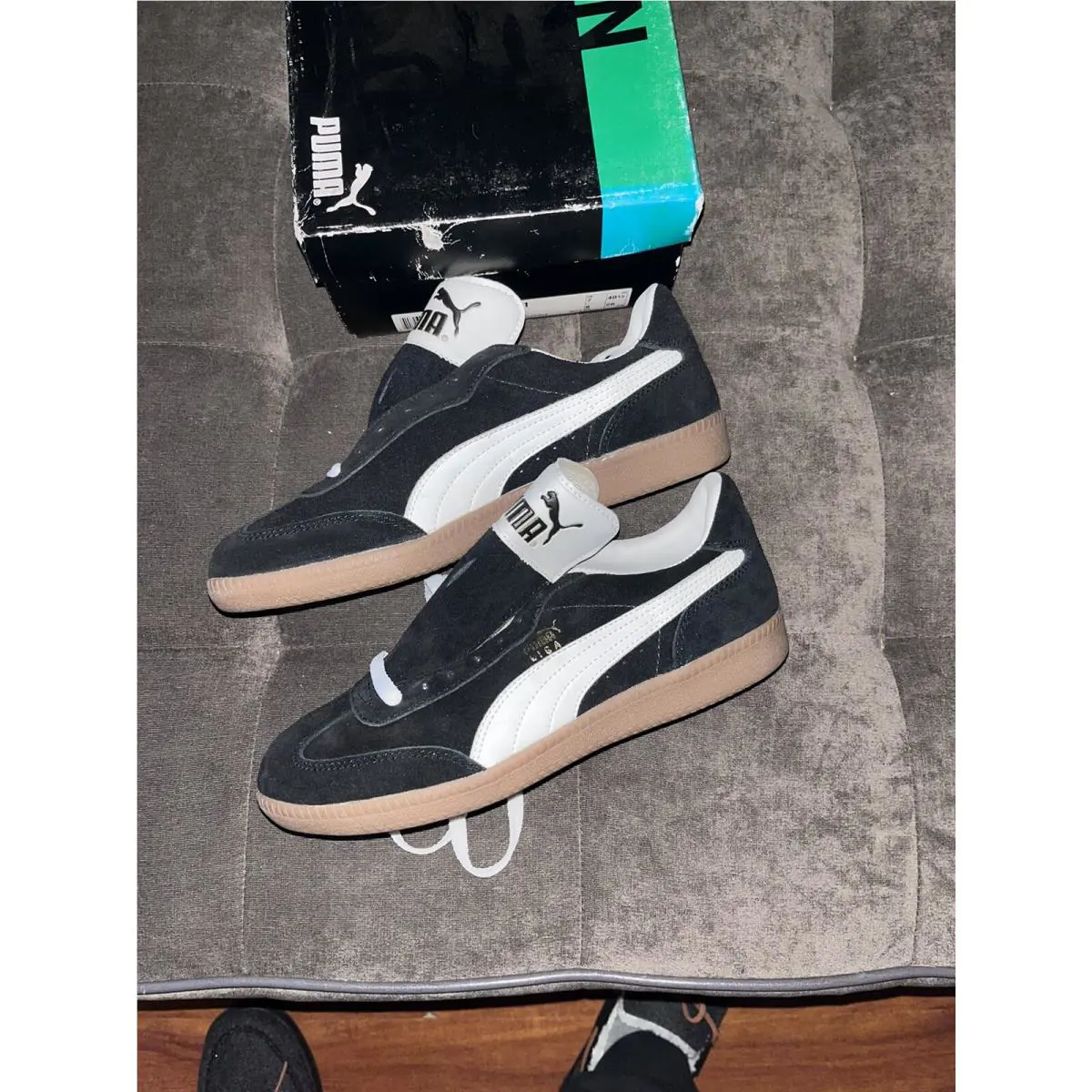 Puma shoes - Liga Suede - Liga Suede - 341466 01 - Black 0