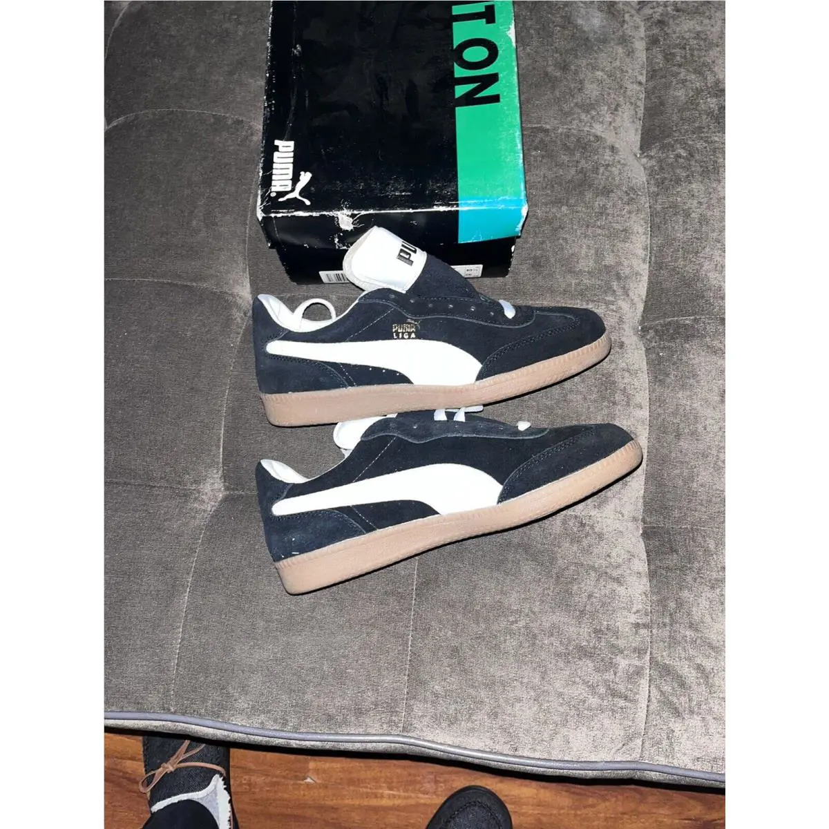 Puma shoes - Liga Suede - Liga Suede - 341466 01 - Black 1