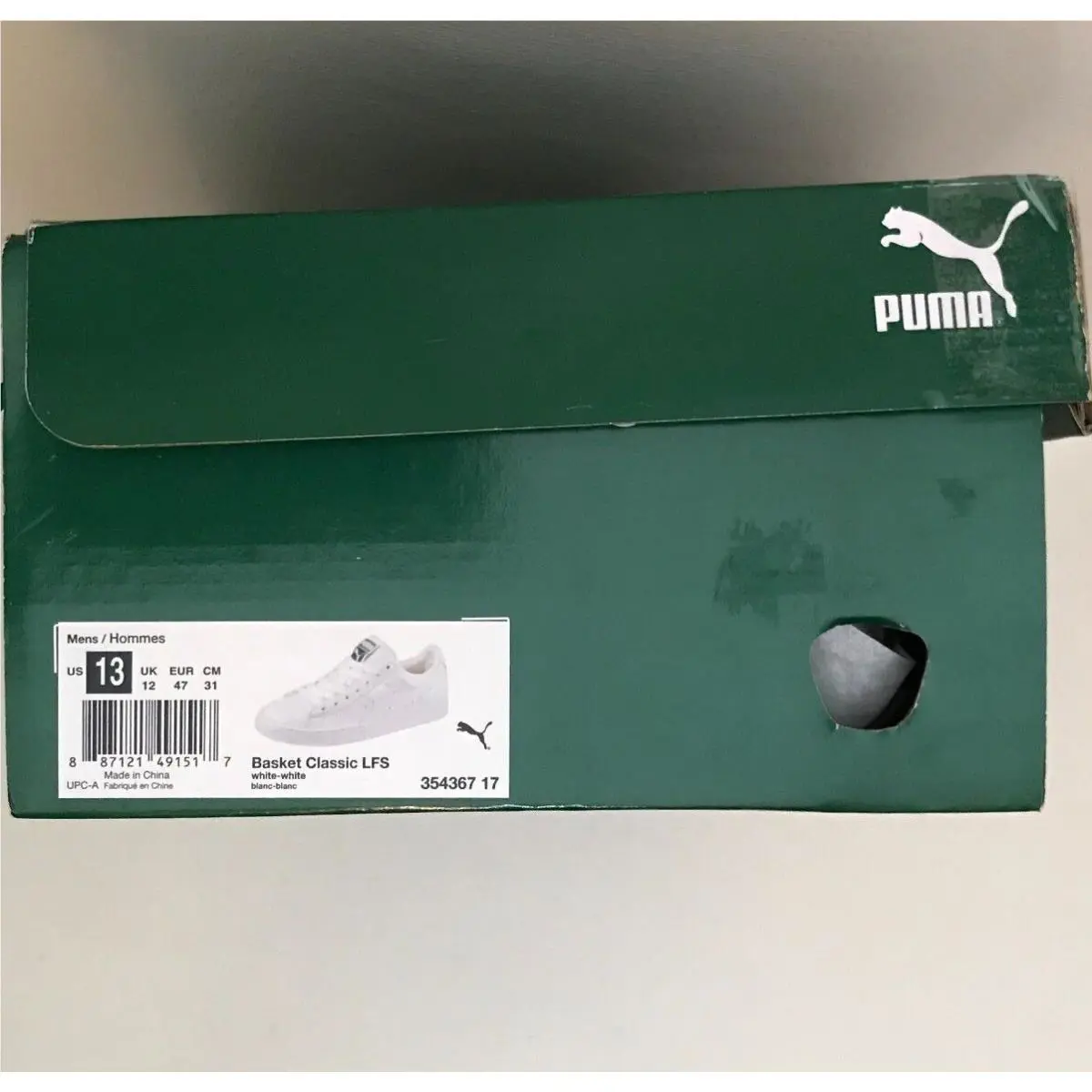 Puma shoes - PUMA Basket Classic LFS - Basket Classic LFS - 354367-17 - White (UPC: 887121491517) 9