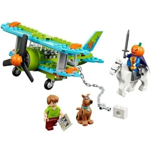 Scooby-doo Mystery Plane Adventures Moc Custom For Lego Set 75901